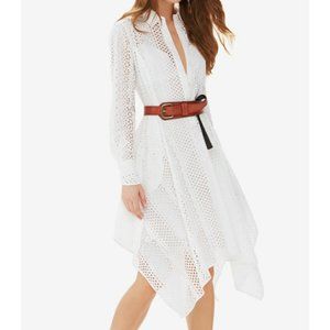 BCBGMAXAZRIA Beatryce Eyelet Shirt Dress